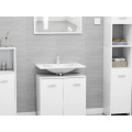 White Hotel Wood Single Bathroom Vanity Shaving Cabinets